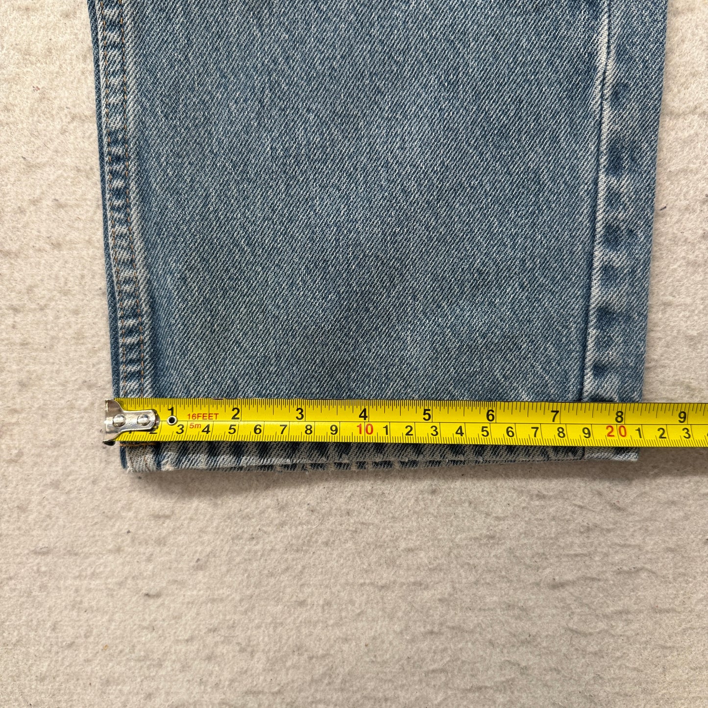L.L.Bean Original Fit Women's Blue Straight Denim Jeans Zip-Fly Classic Size 10