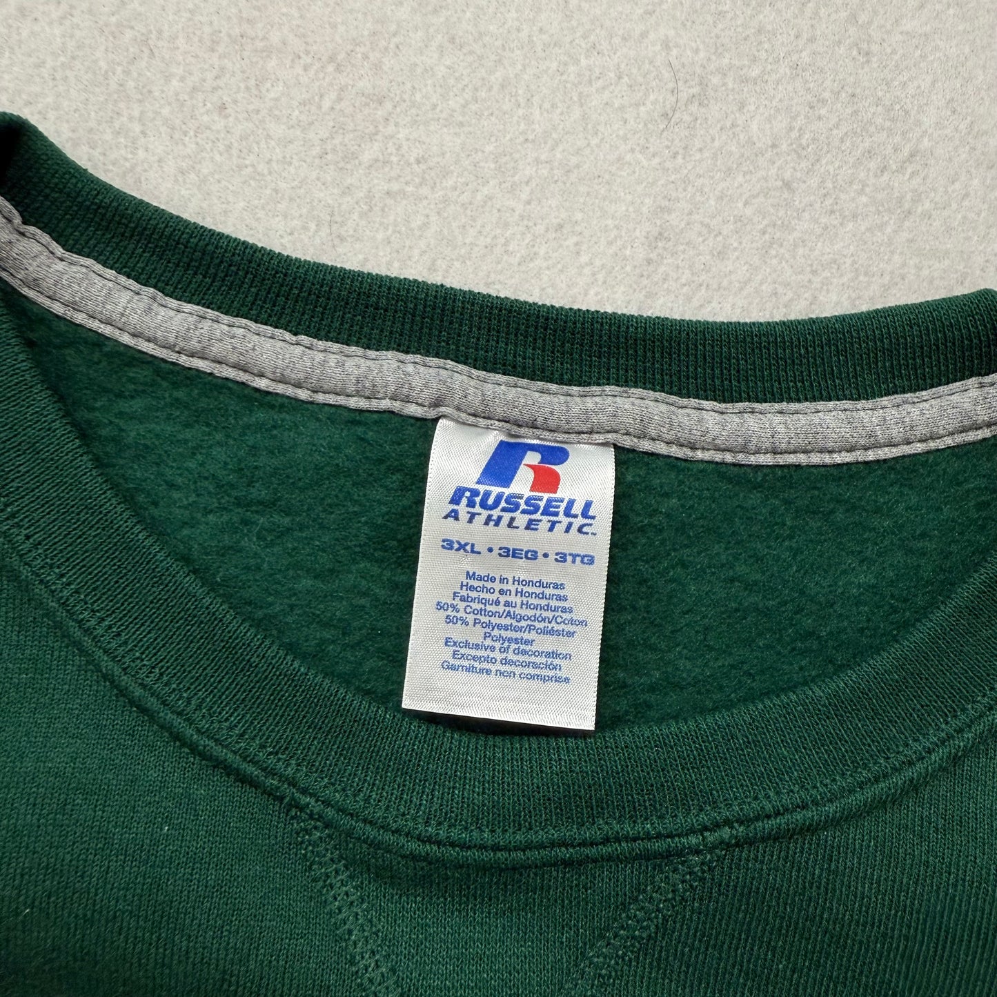 Russel Athletic Oregon 2011 National Championship BCS Green Sweatshirt Size 3XL