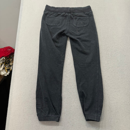Love Nation Women Charcoal Gray Joggers Sweatpant Loungewear Pockets Logo Size S