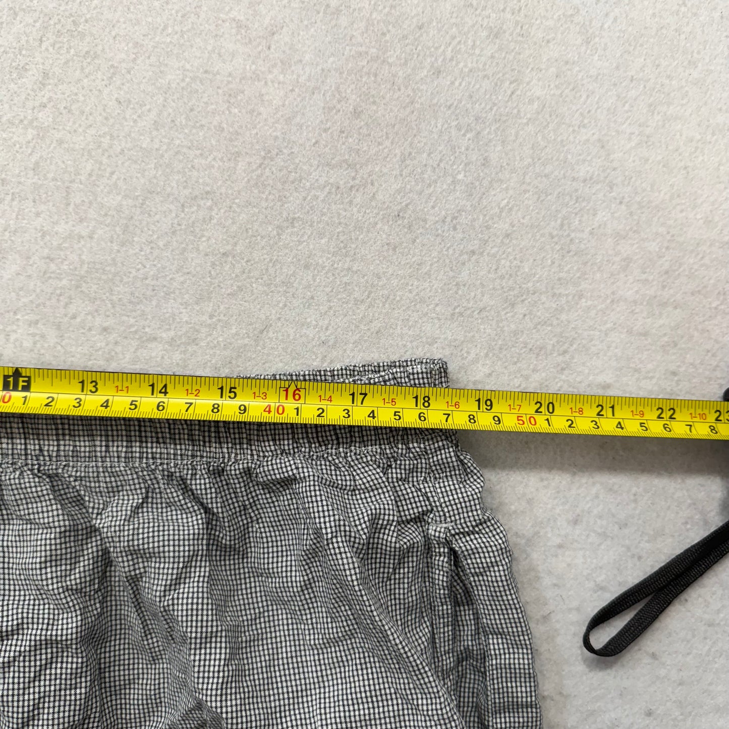 Polo Ralph Lauren Men's Black White Gingham Plaid Pajama Pants Sleepwear Size L