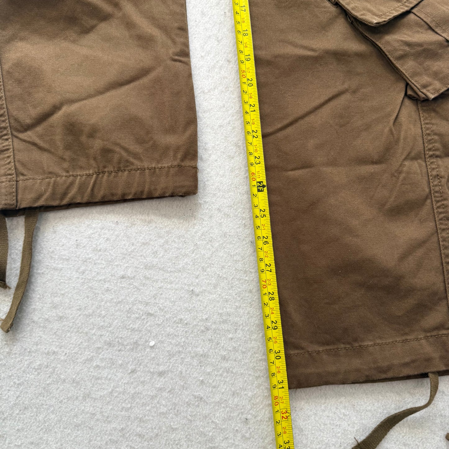 Match Men Men's Brown Utility Cargo Pants Multi-Pockets Tactical Outdoor Size S