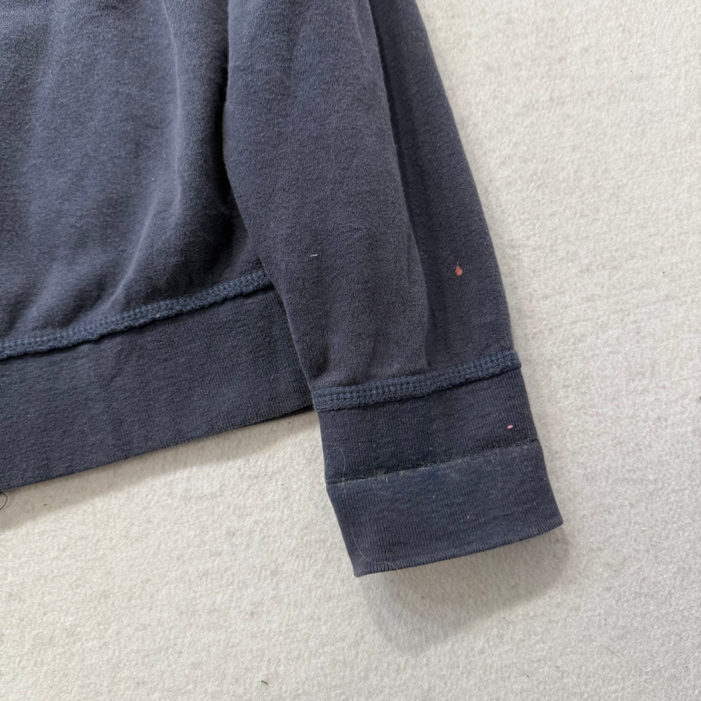 Aeropostale Women NavyCotton Blend Zip Up Hoodie Long Sleeves Loungewear Size XL