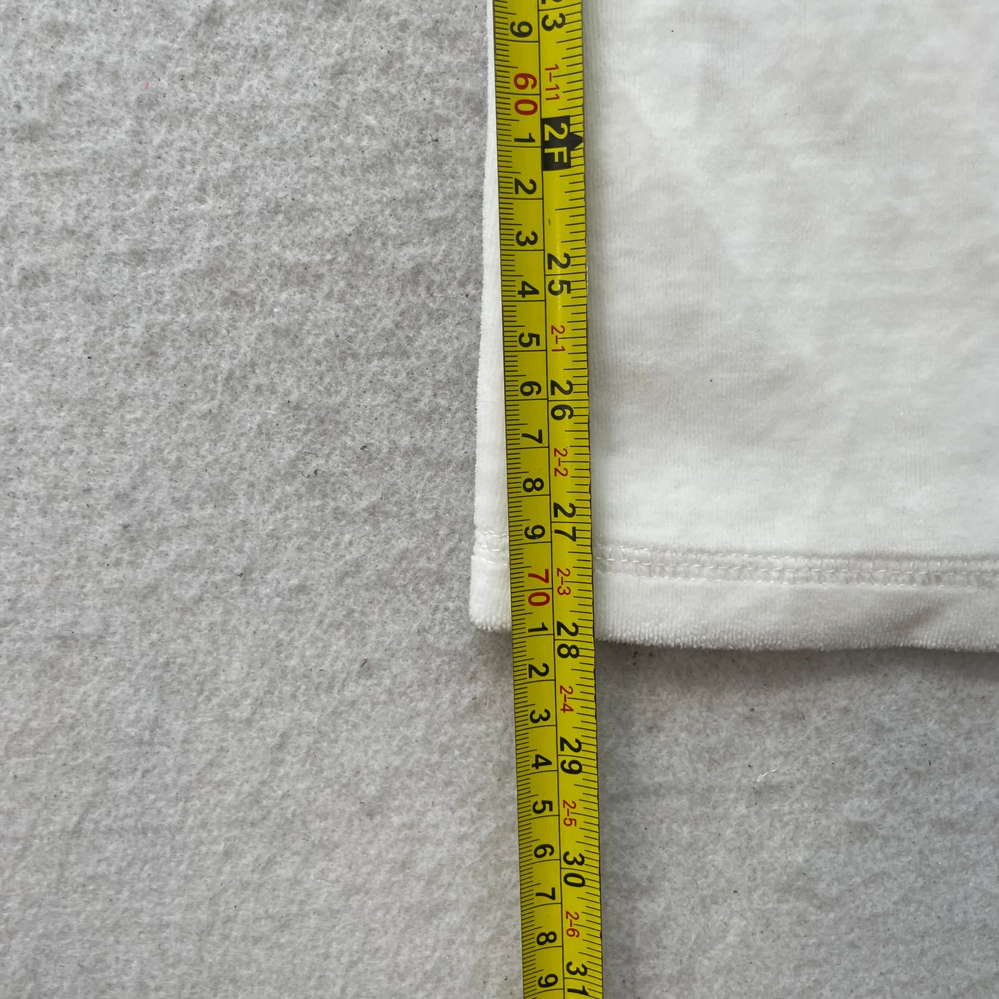Juicy Couture Forever 21 Women's White Velour Flared Track Pant Pockets Size 1X