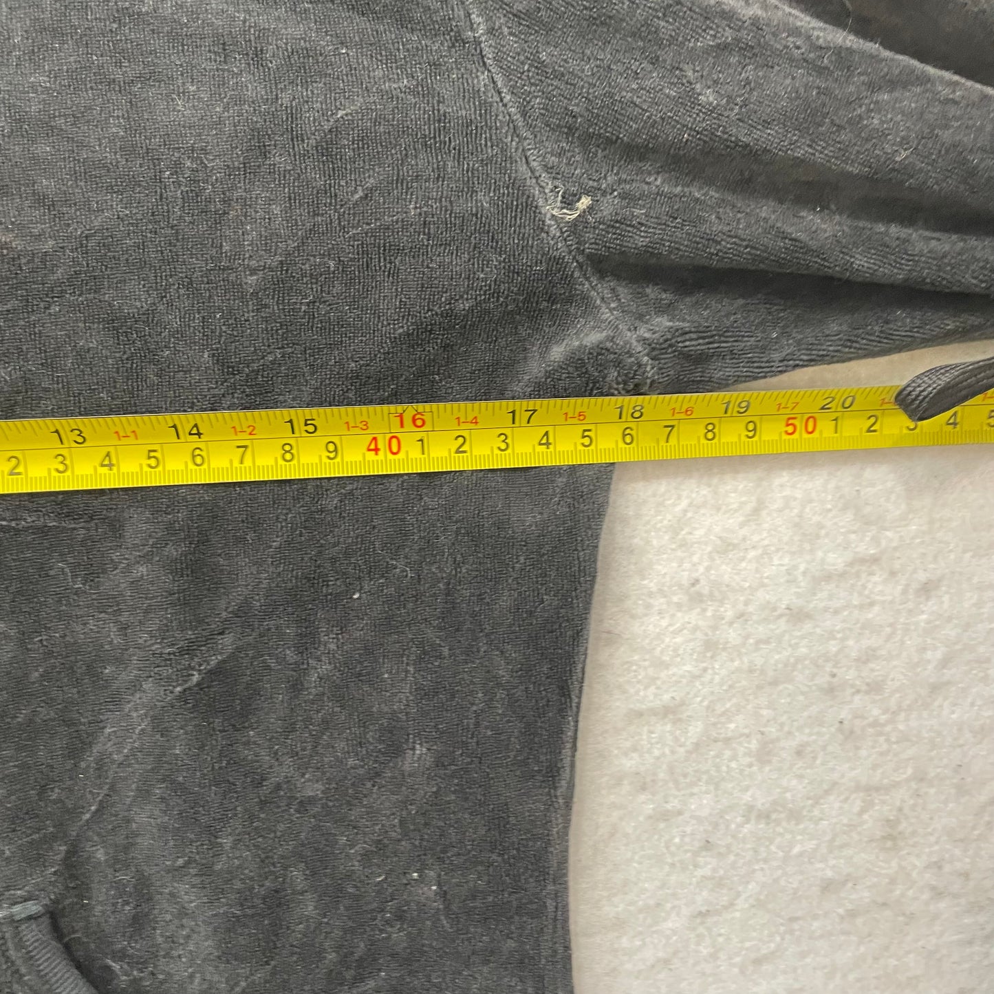 Vintage Juicy Couture Women's Black Velour Zip-Up Hoodie Pockets Y2k Size S