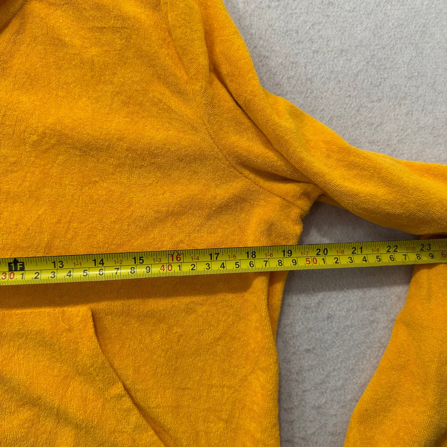 Juicy Couture Women's Yellow Terry Cloth Zip-Up Hoodie Palm Tree Graphic Size XL
