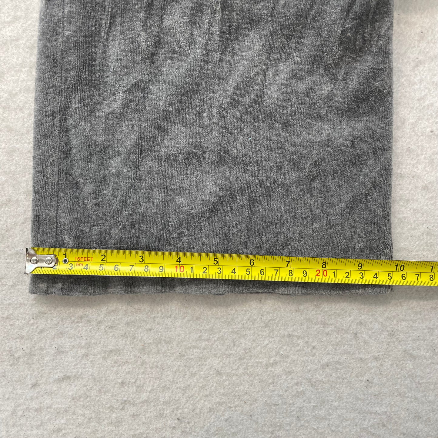 Juicy Couture Women's Gray Velour Flared Track Pant Drawstring Loungewear Size M