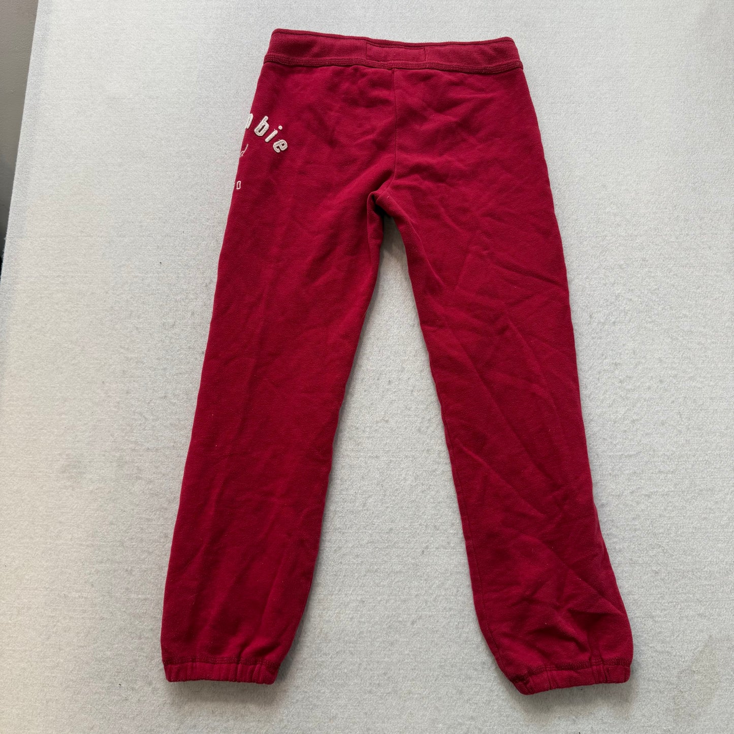 Abercrombie & Fitch Est. 1892 Women's Red Jogger Sweatpants Drawstring Size S