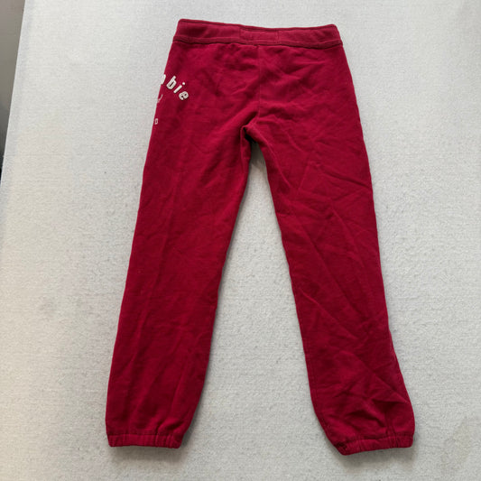 Abercrombie & Fitch Est. 1892 Women's Red Jogger Sweatpants Drawstring Size S