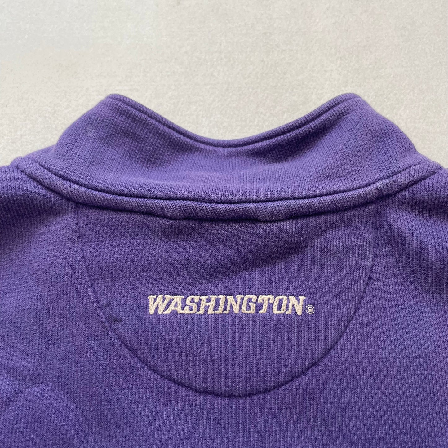 Nike Washington Huskies Men's Purple Pullover Sweatshirt Quarter Zip Size L