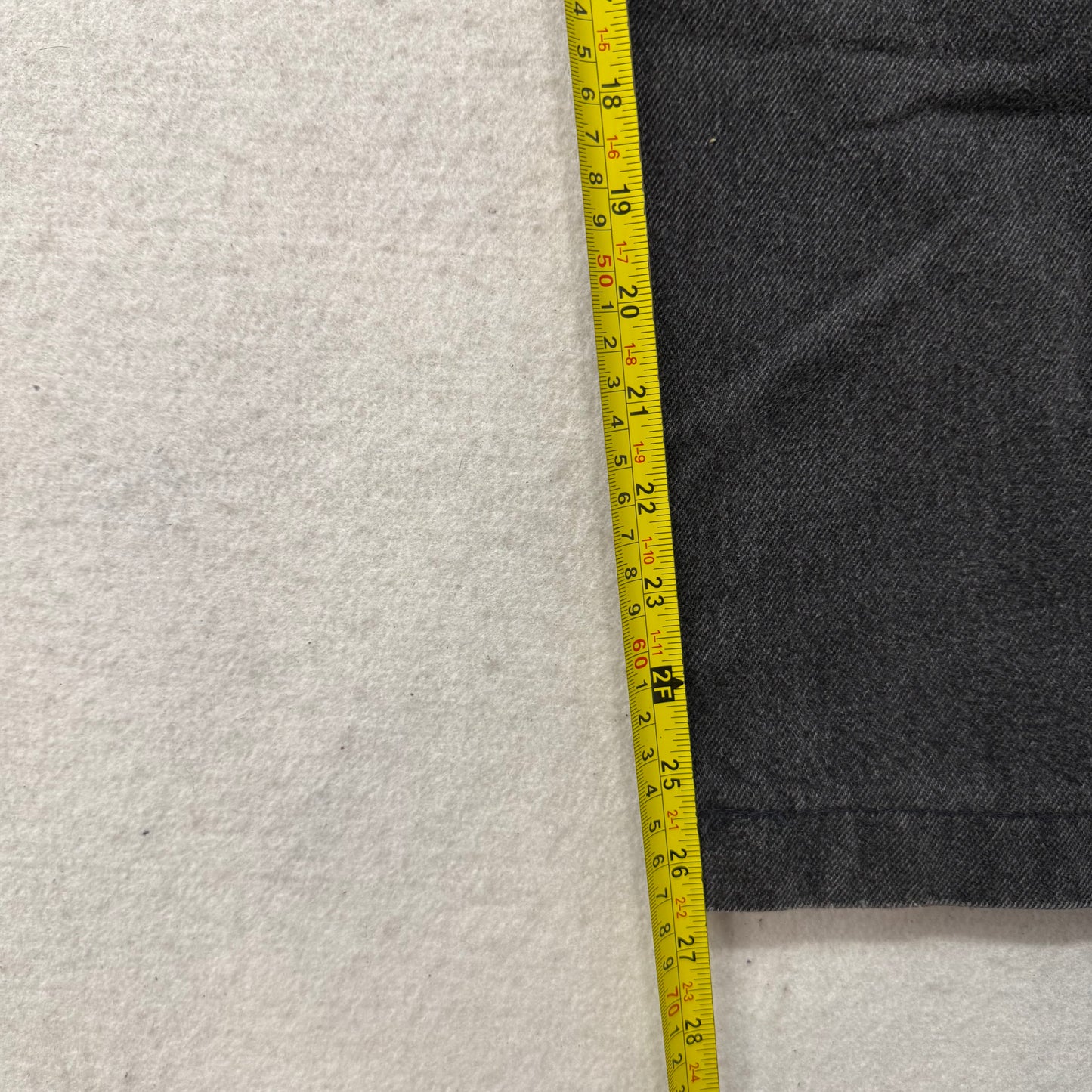 Levi's Strauss & Co 505 Men's Washed Black Denim Regular Fit Baggy Jeans Size 36