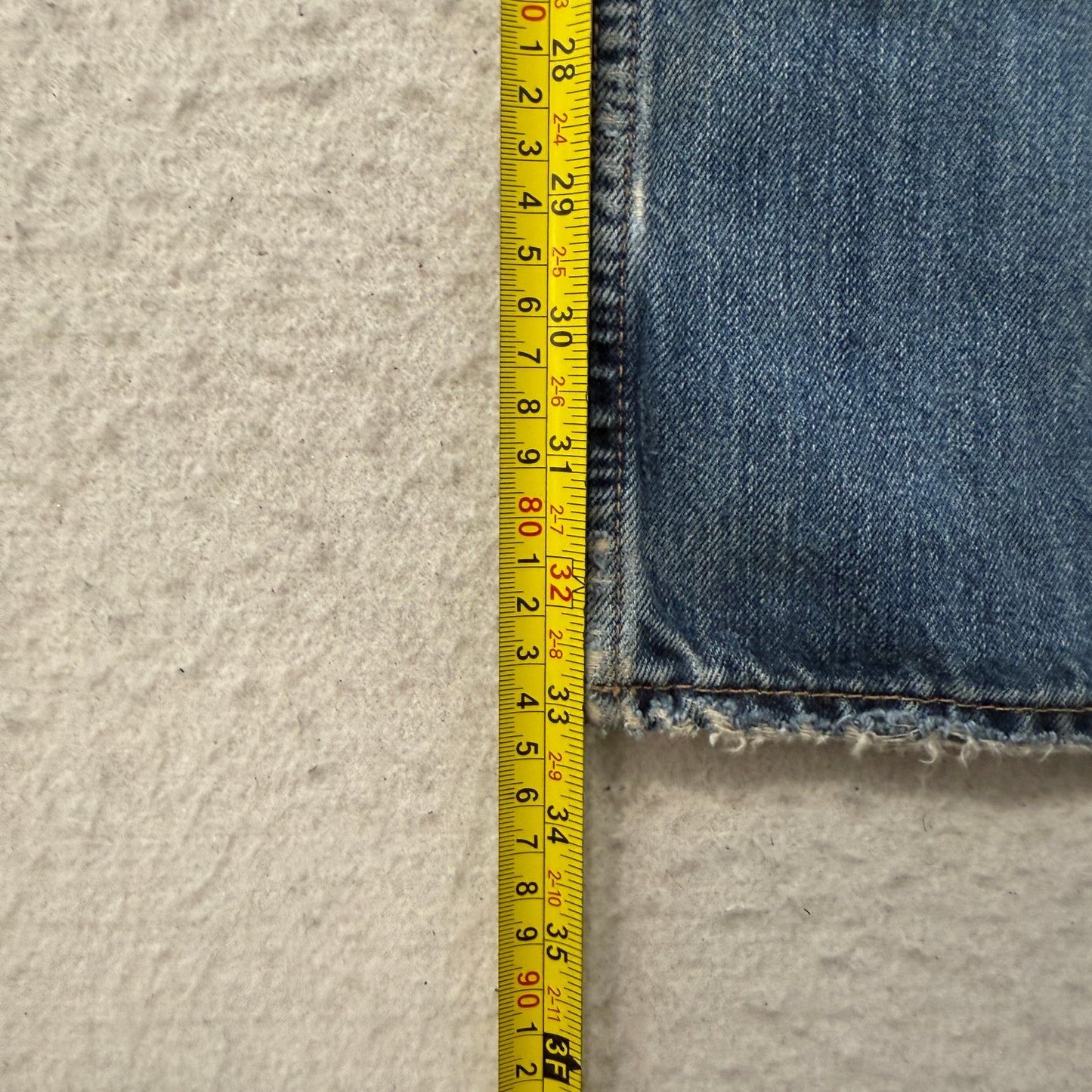 Hollister California Men's Blue Denim Bootcut Jeans Pockets Classic Size 34x34