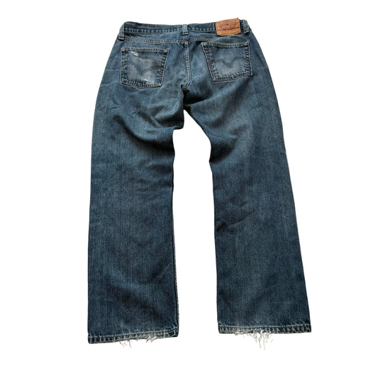 Levi's Strauss & Co. 514 Men's Medium Blue Denim Slim Straight Leg Jeans Size 34
