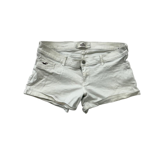 Hollister beige denim shorts bird embroidered logo size 29