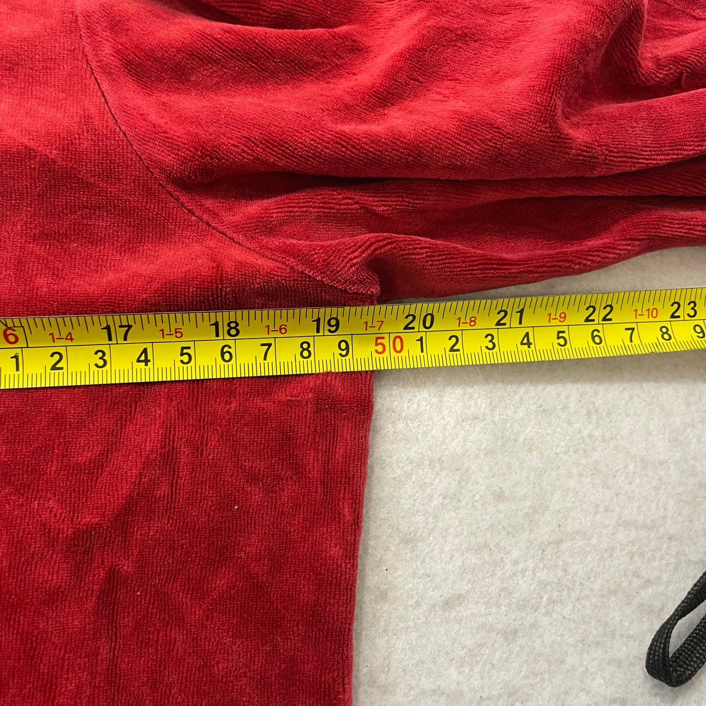 Vintage Juicy Couture Scottie Dogs Women's Red Velour Hoodie Rhinestones Size L