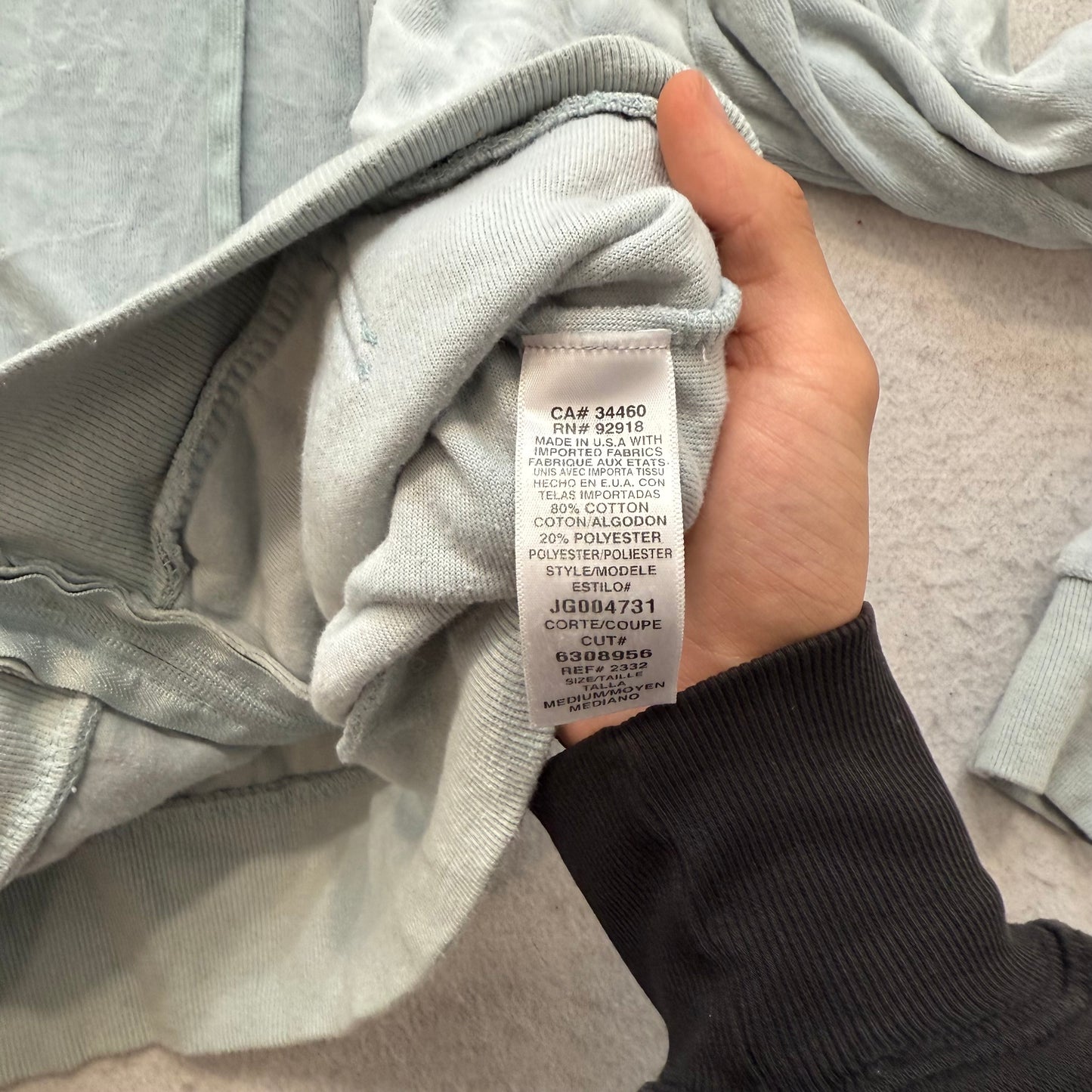Juicy Couture Women's Light Gray Velour Zip-Up Hoodie Drawstring Pockets Size M