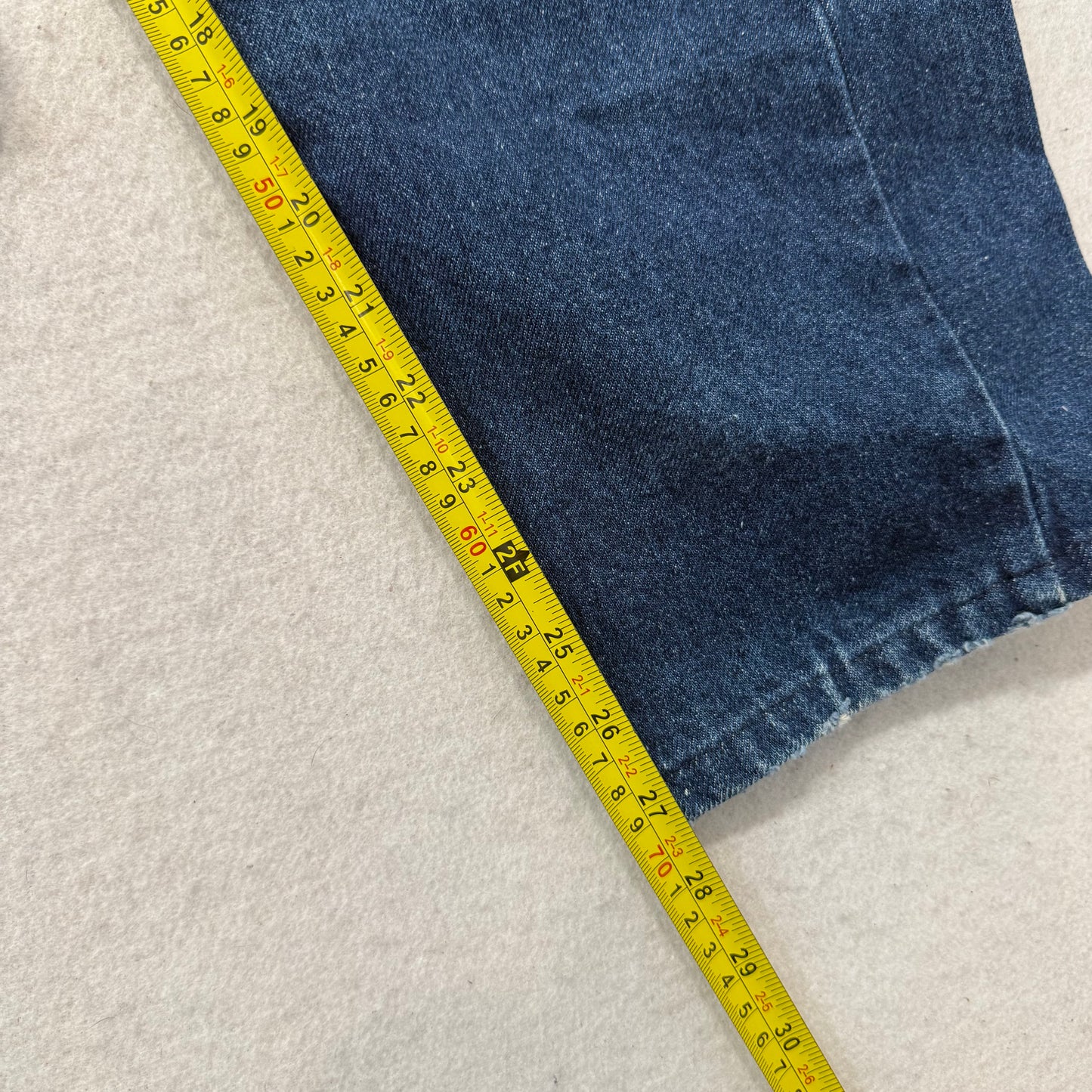 L.L.Bean Mens Medium Blue Whiskering Denim Straight Leg Jeans Streetwear Size 35