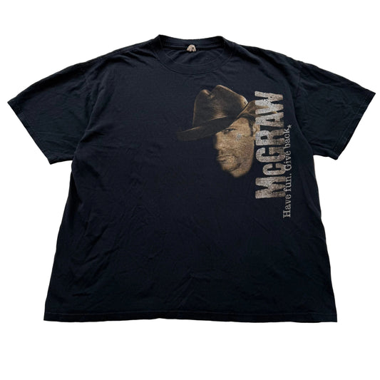 Anvil Tim McGraw Southern Voice Tour Men's Black T-Shirt Short Sleeves Size 2X