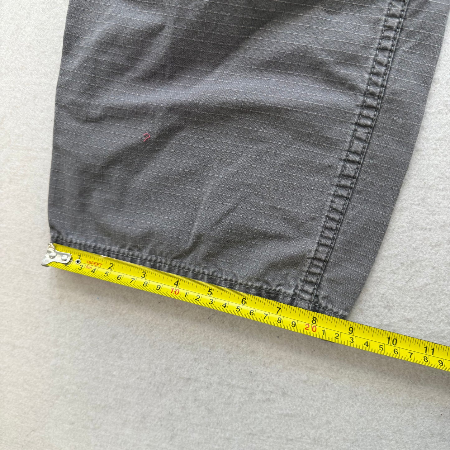 Carhartt Force Men's Gray Ripstop Tappen Cargo Pants Workwear Relaxed Fit Size 36x32