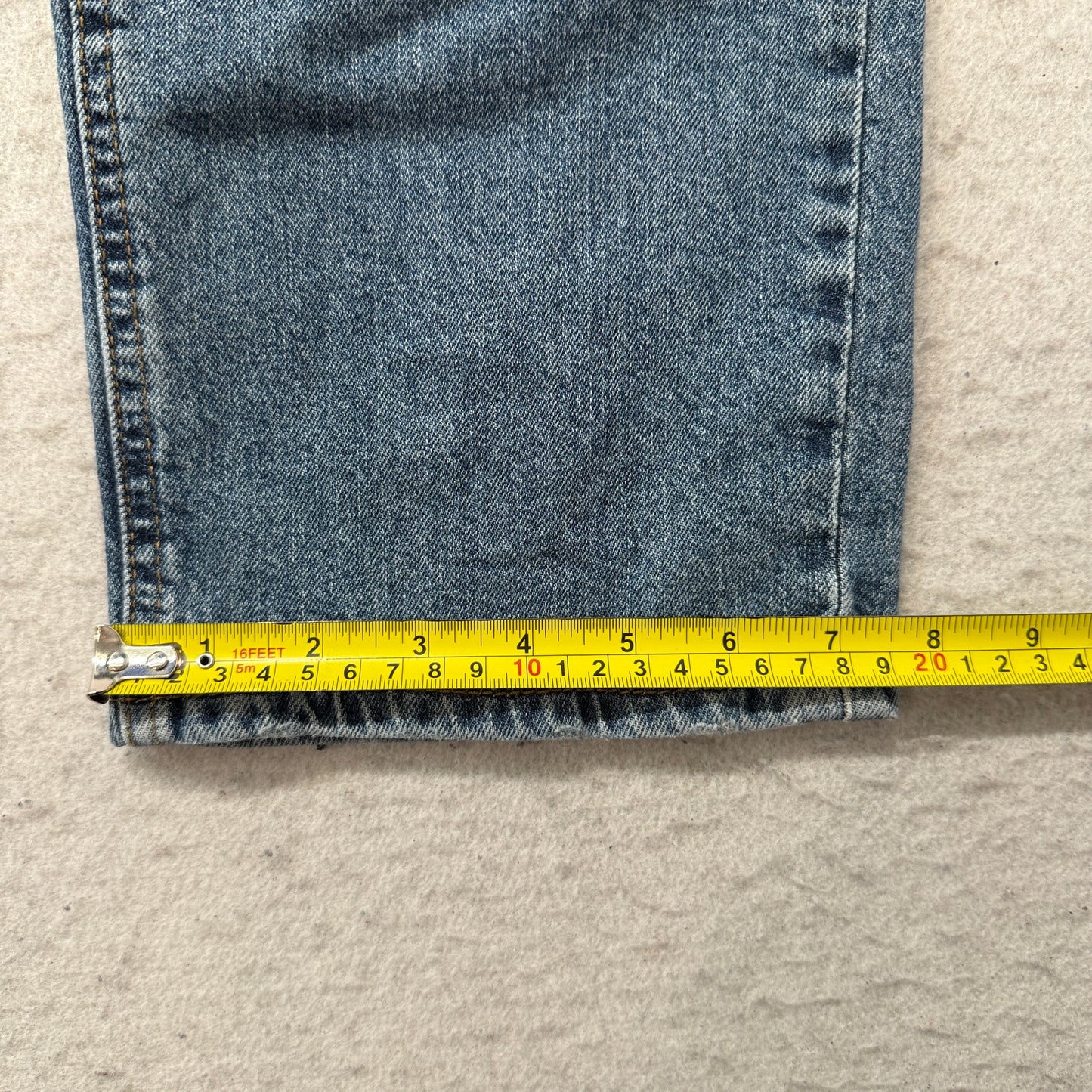 Levi's 541 Men's Blue Straight Denim Jeans Zip-Fly Pockets Classic Size W34xL36