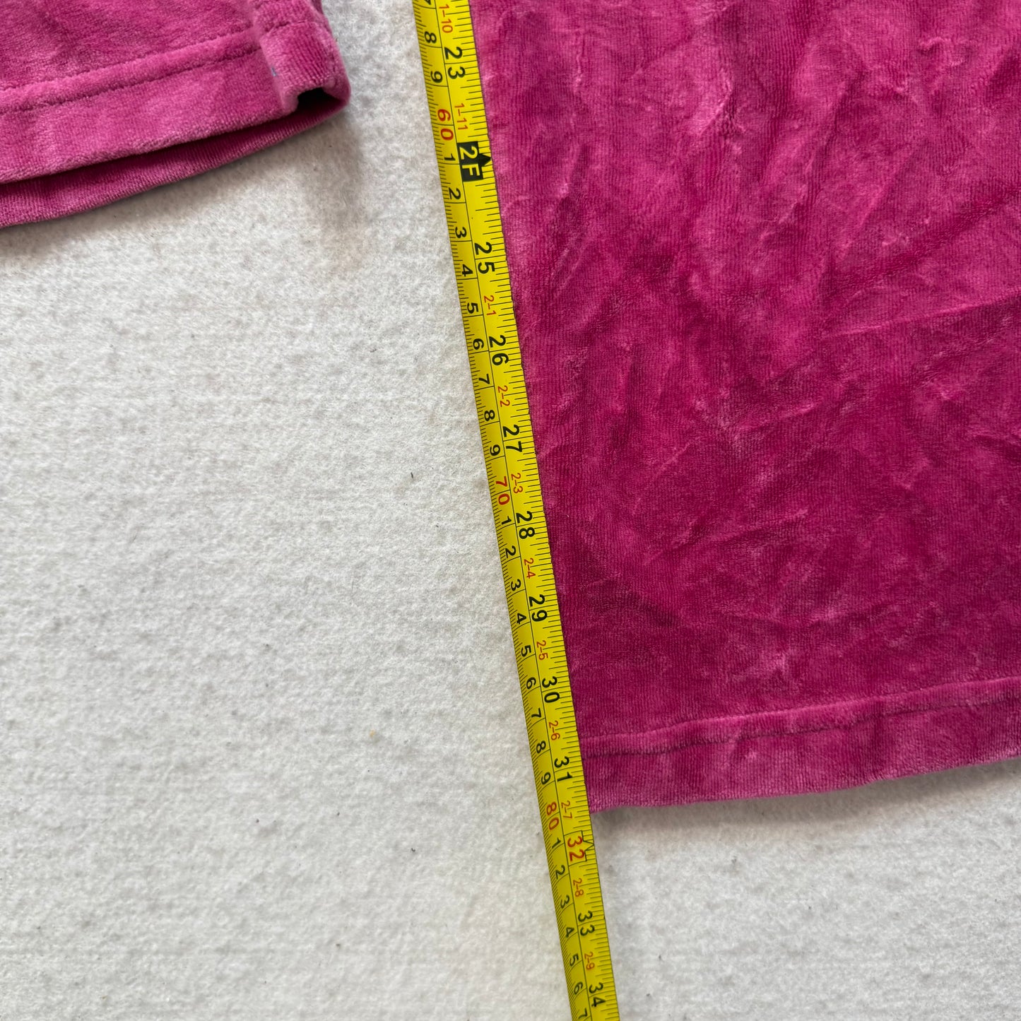 Vintage Juicy Couture Women's Pink Velour Flare Leg Track Pants Loungewear Size S