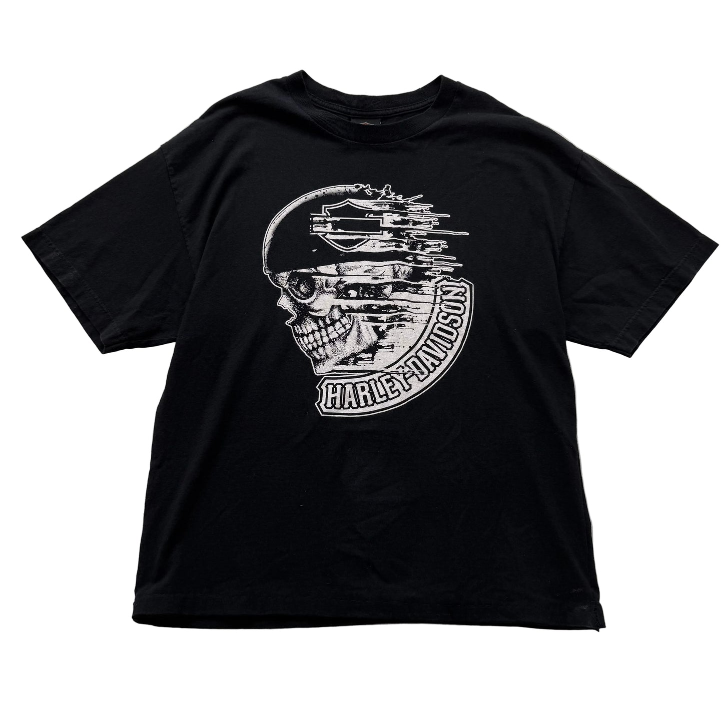 Harley-Davidson Maverick Dallas, TX Men's Black Cotton T-Shirt Crew Neck Size XL