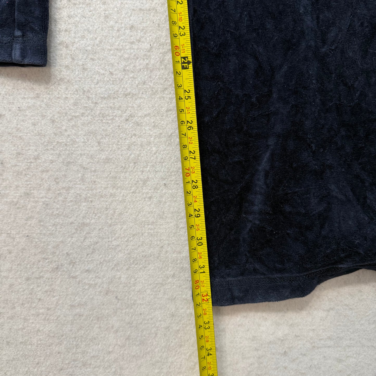 Juicy Couture Womens Navy Velour Wide Leg Flare Track Pants Snap Pockets Size XL