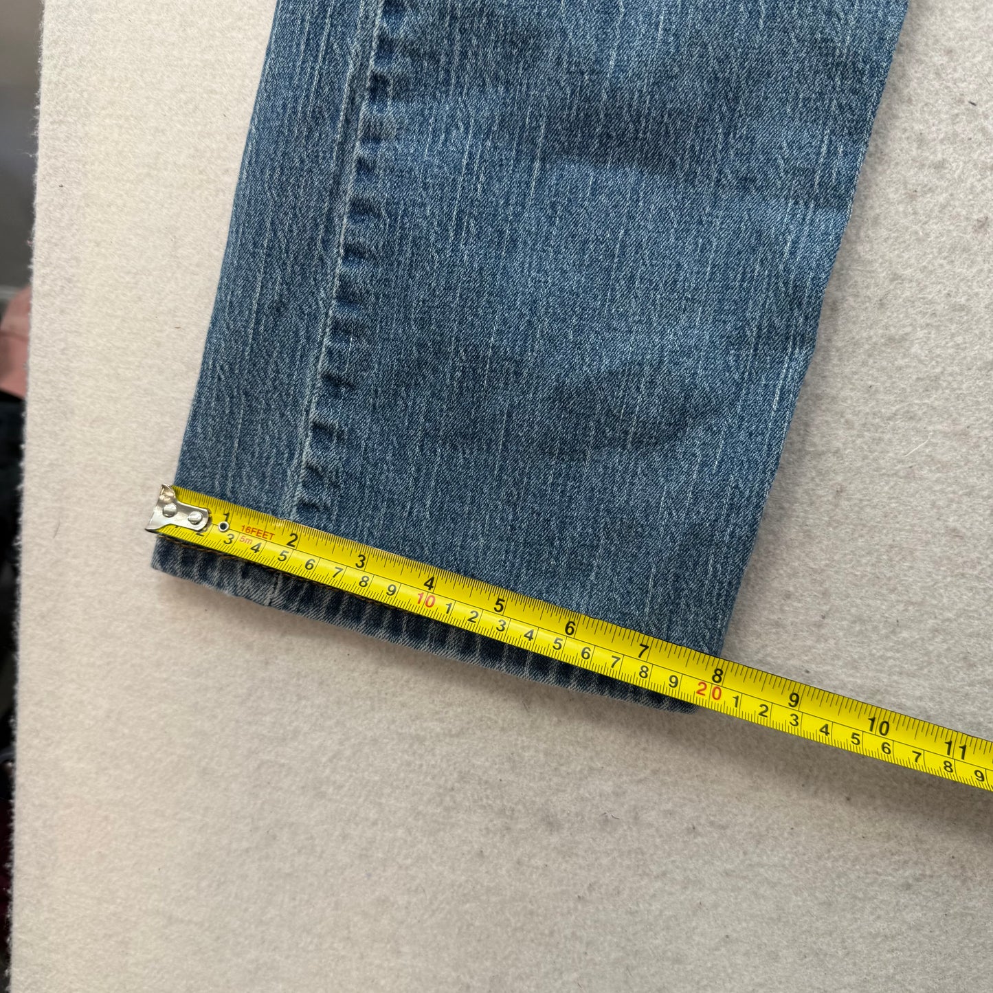 Levi's 527 Men's Blue Denim Slim Bootcut Jeans Western Cowboy Classic Size 30x31