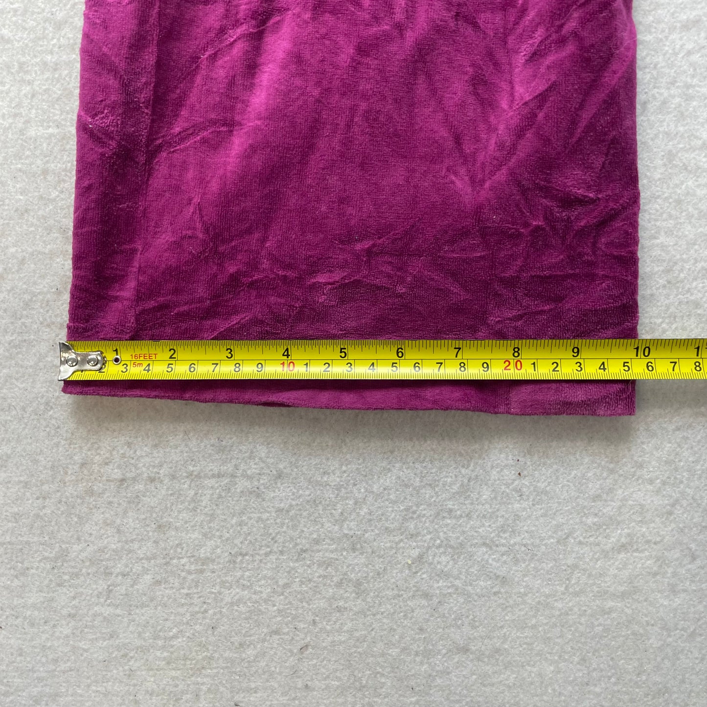 Juicy Couture Women's Dark Fuchsia Velour Flared Track Pant Low Rise Y2K Size M
