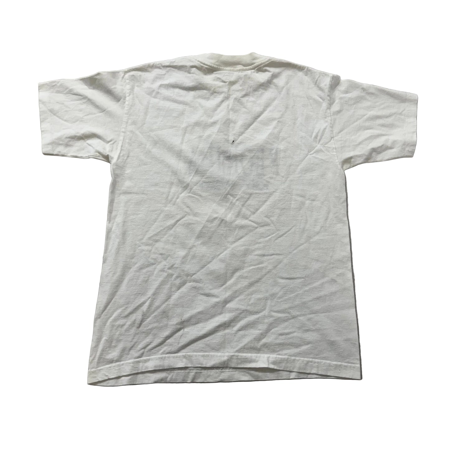 Key West Florida Embroidered White T-Shirt Short Sleeves Souvenir Tee Size L