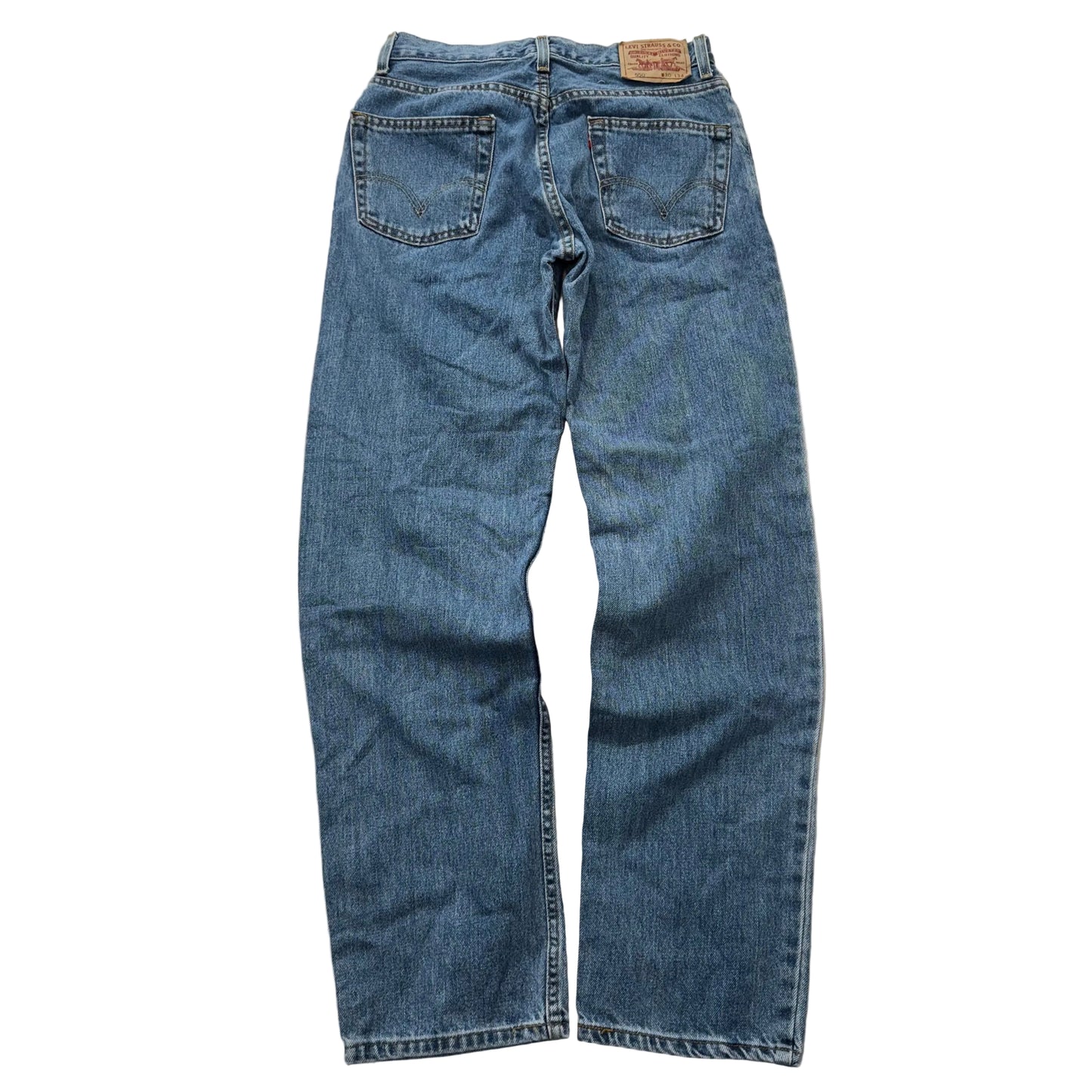 Levi Strauss & Co. 550 Men's Blue Denim Relaxed Fit Straight Leg Jeans Waist 30