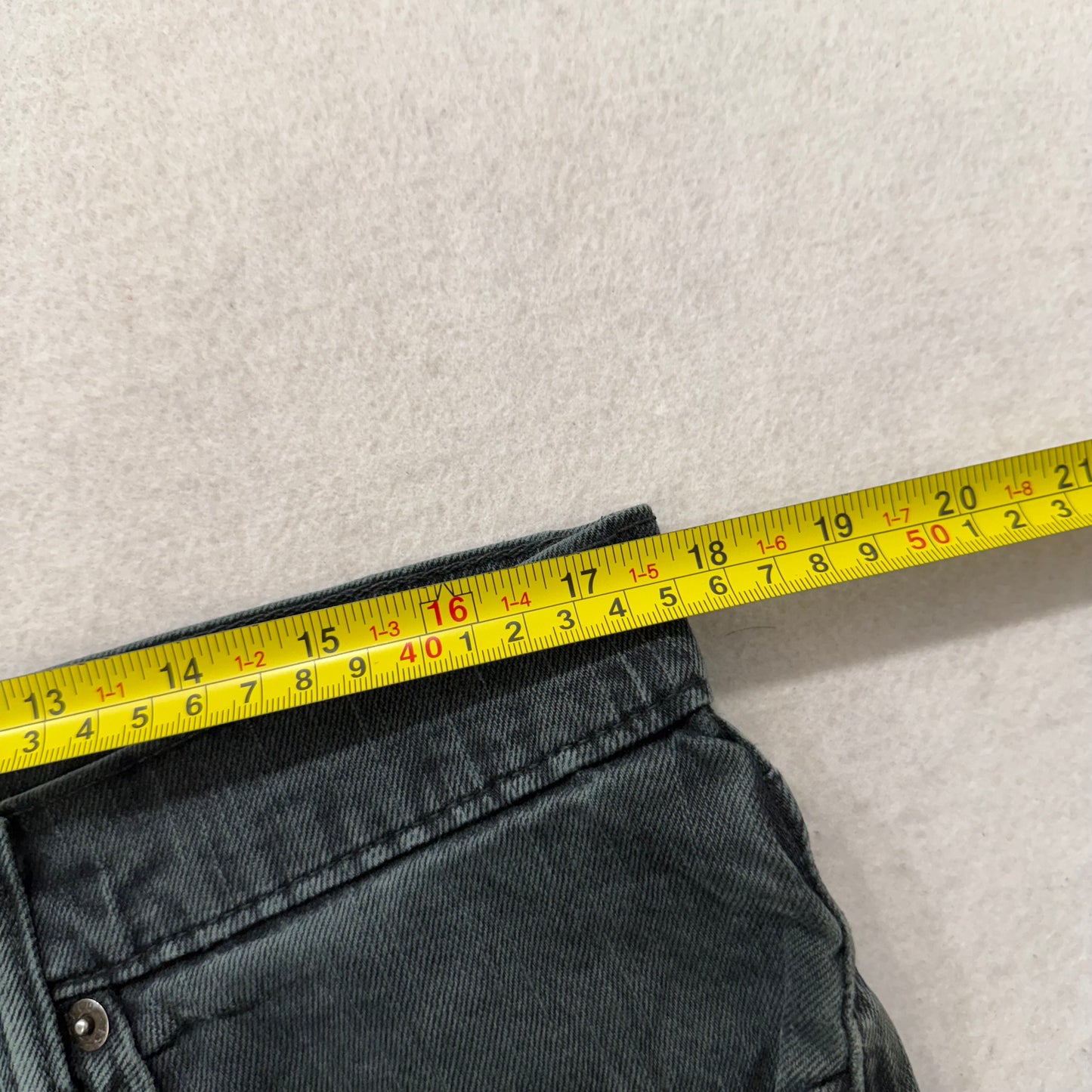 Levi's Men's Forest Green Straight Denim Jeans Pockets Classic Mid-Rise Size 34