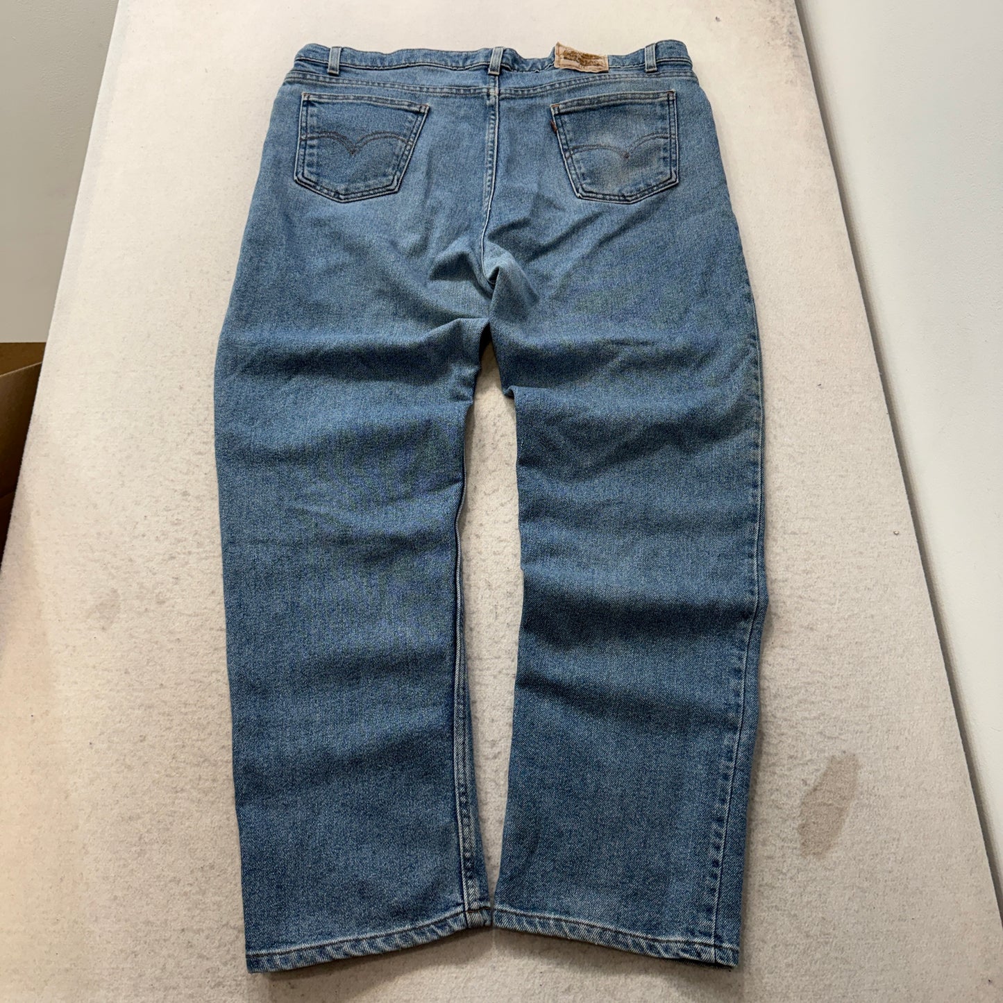 Vintage Levi's Strauss Signature Flex Denim Men's Blue Straight Jeans - W42xL32
