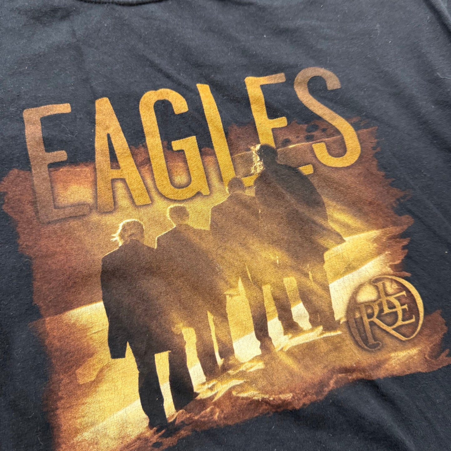 Anvil Eagles Long Road Out of Eden Concert Tour 08-09 Mens Black T-Shirt Size XL