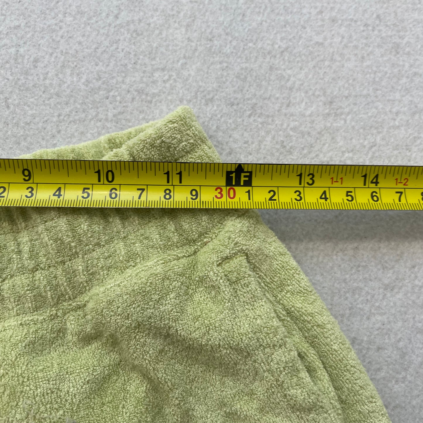 Hollister Women's Yellow Terry Cloth Ultra High Rise Shorts Side Pockets Size XS