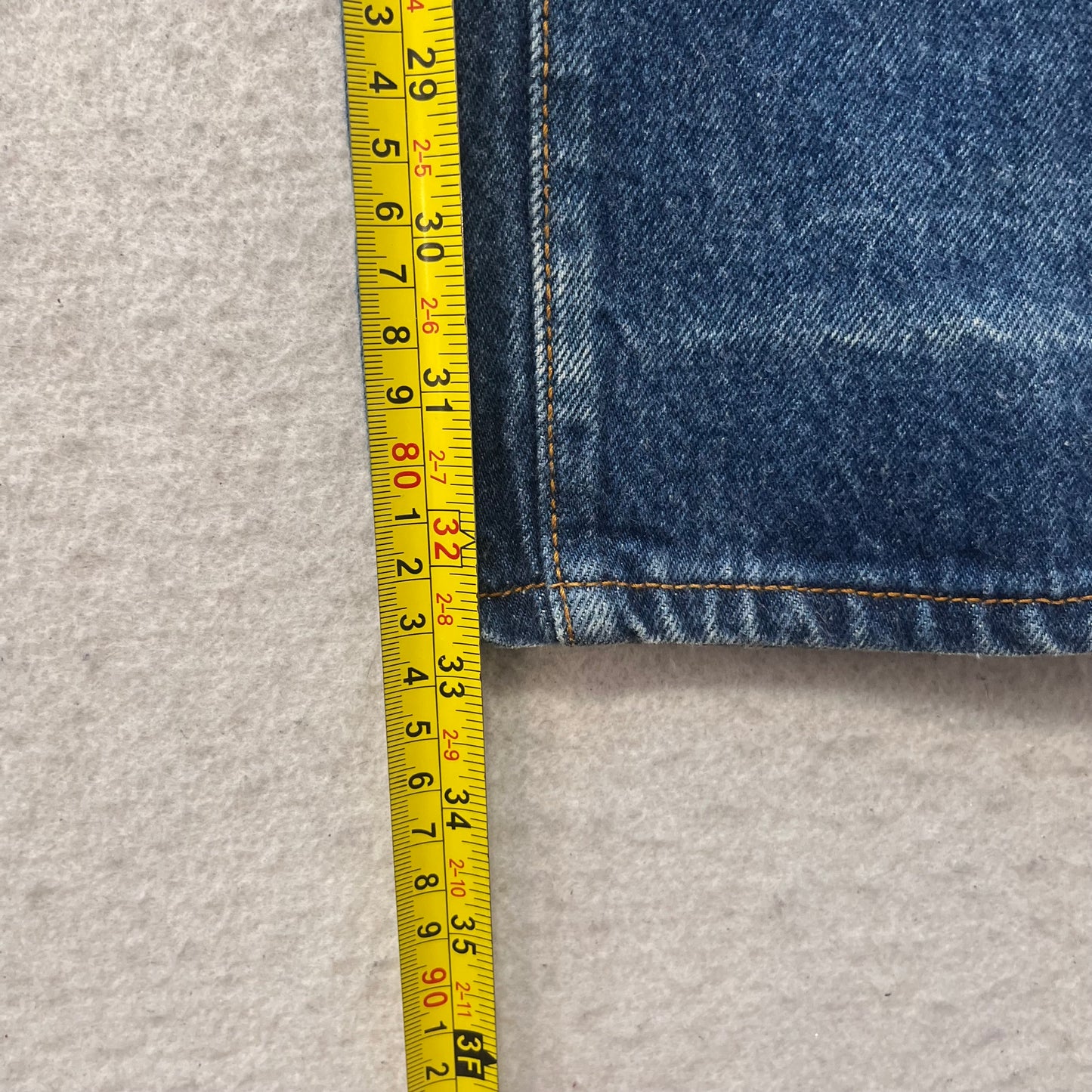 Vtg Levi's 17501 Women's Blue Straight Denim Jeans High Rise Made In USA Size 30