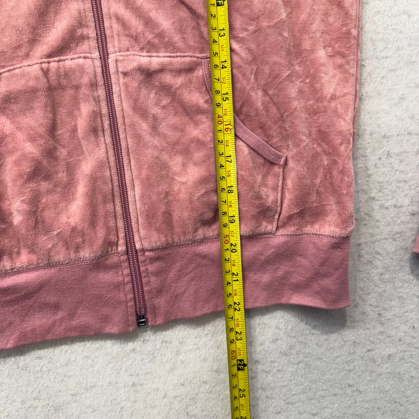 Vintage Juicy Couture Scottie Dogs Women's Pink Velour Zip-Up Hoodie Y2k Size S