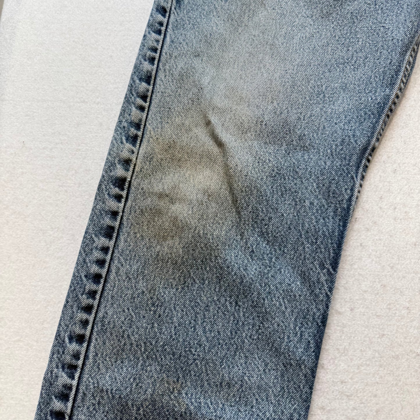 Levi Strauss & Co. 505 Men's Blue Denim Relaxed Fit Straight Leg Jeans Size 36