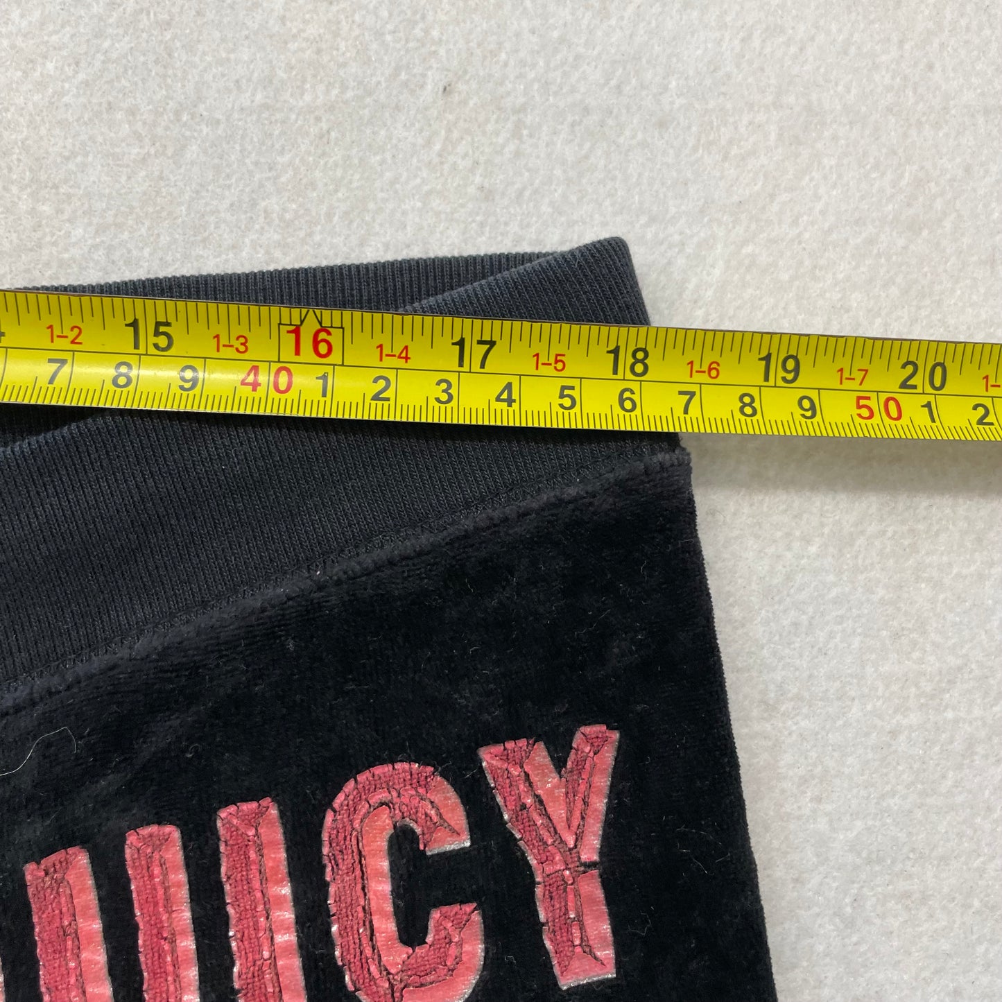 Vintage Juicy Couture Women's Black Velour Tracksuit Set Hoodie & Pant Size L