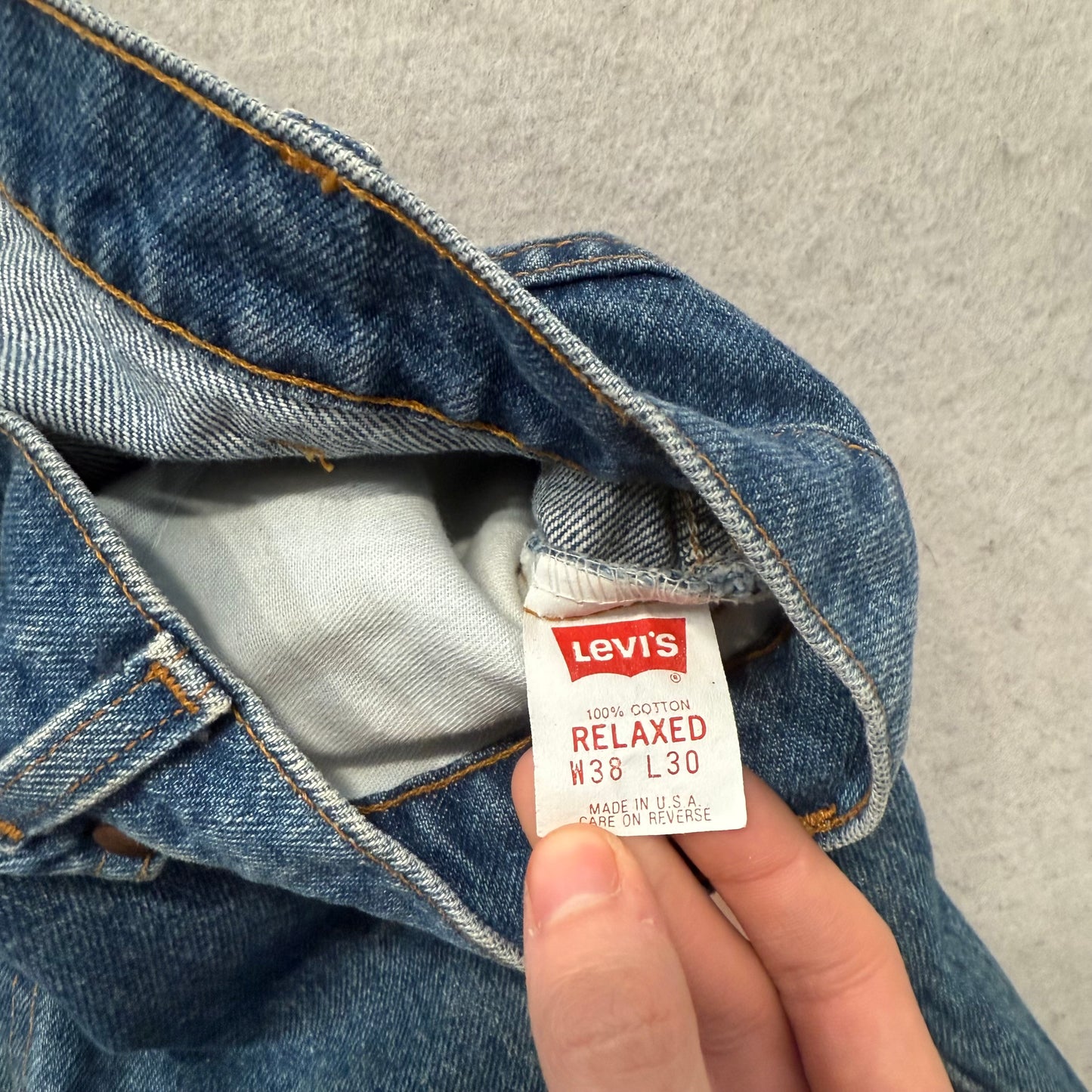Levi's Strauss & Co 540 Mens Blue 100% Cotton Denim Jeans Relaxed Fit Size 38x30