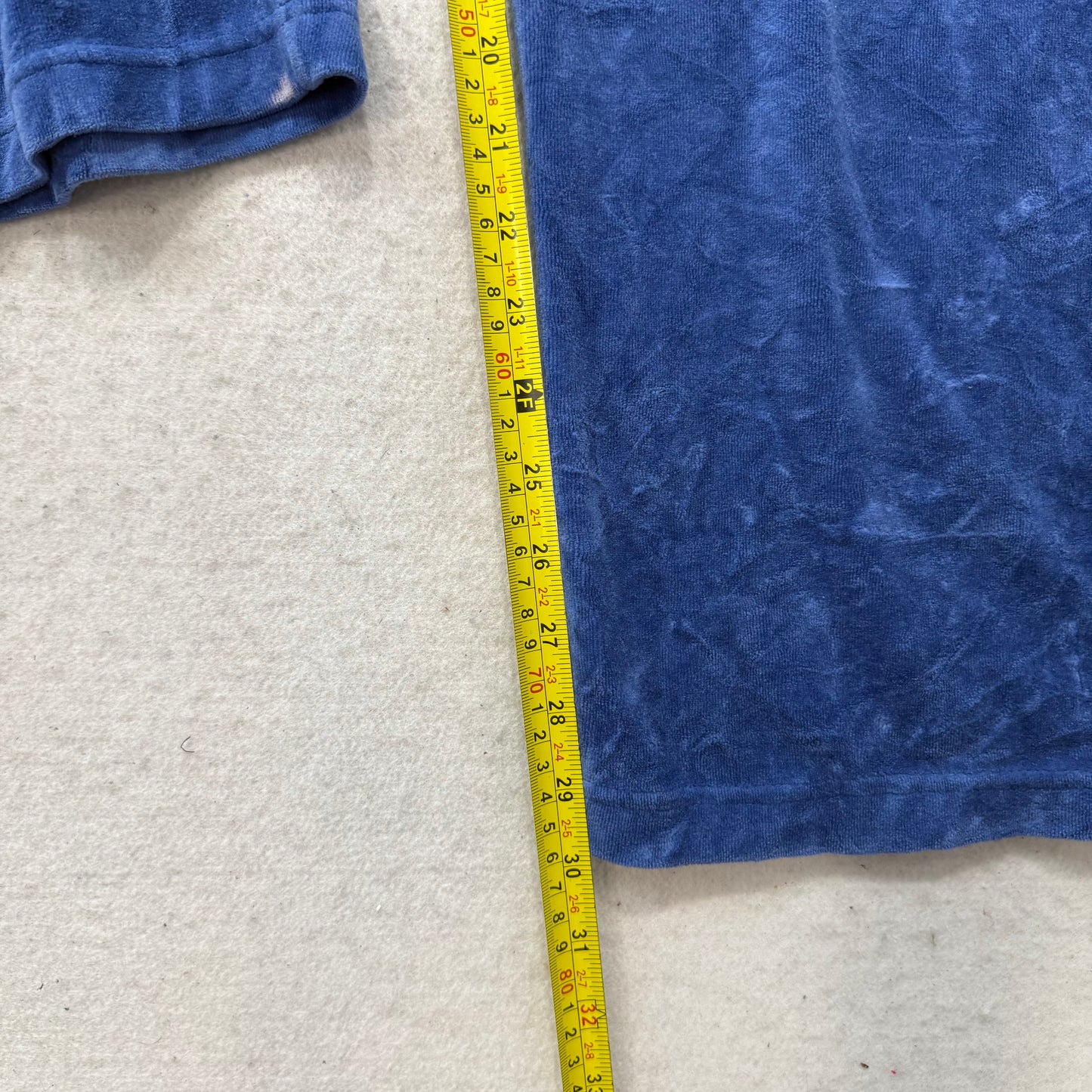 Vintage Juicy Couture Women's Royal Blue Velour Flared Track Pant Preppy Size L