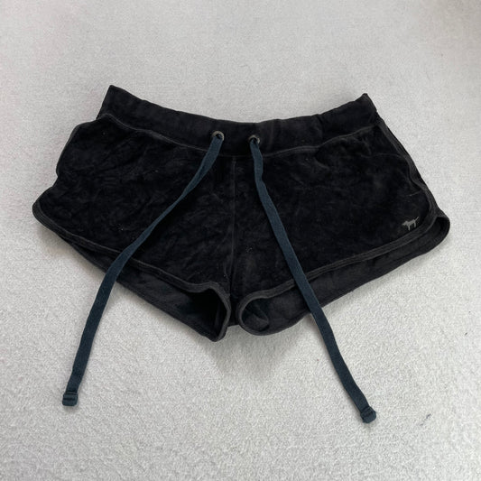 Victoria's Secret PINK Women's Black Lounge Shorts Drawstring Loungewear Size S