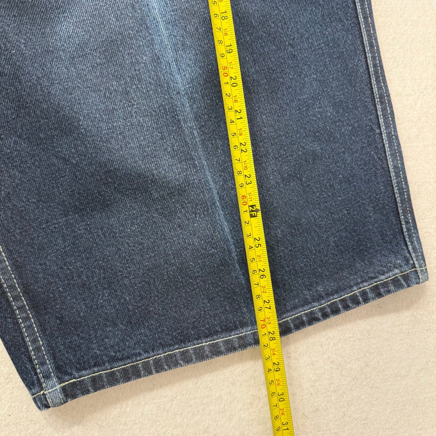 Sean John Blue Baggy Denim Shorts 100% Cotton Dark Washed Y2K Fashion Size 40