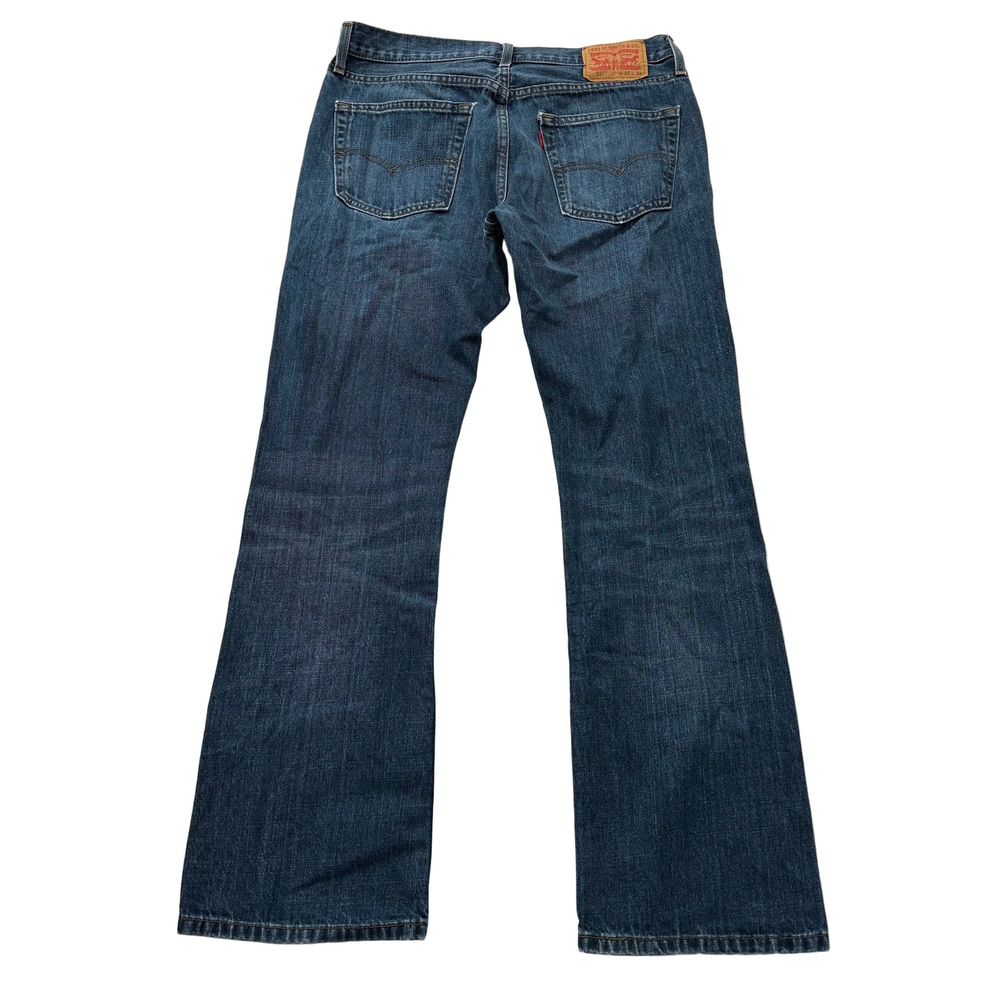Levi's Strauss & Co. 527 Women's Medium Blue Denim Low Bootcut Jeans Size 33