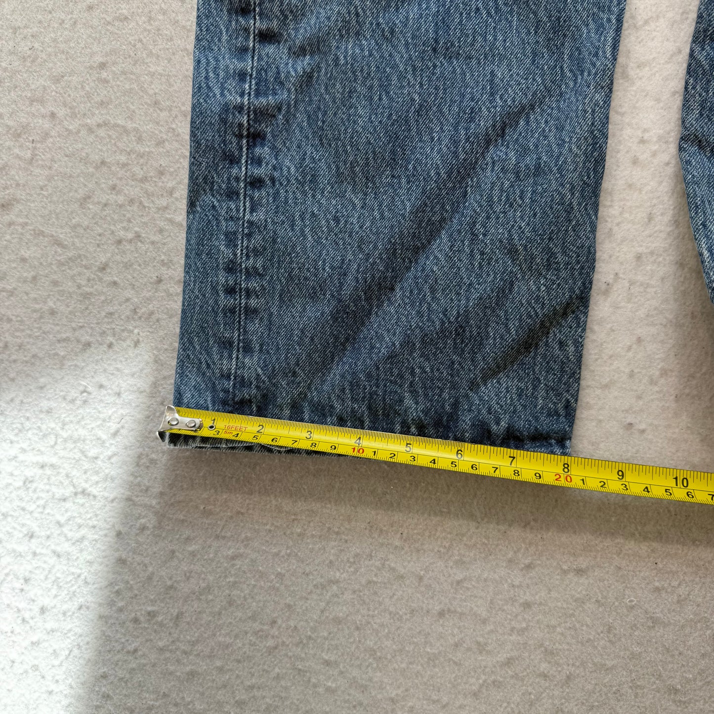 Levi's 501 Classic Original Fit Men's Blue Denim Jeans Button Fly Size 34x30
