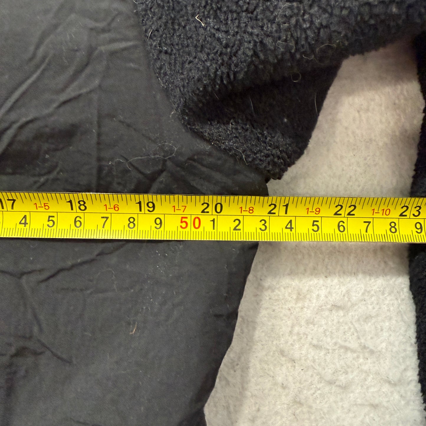 The North Face Boys Black Denali Fleece Full Zip Jacket Hiking Outdoors Size XL