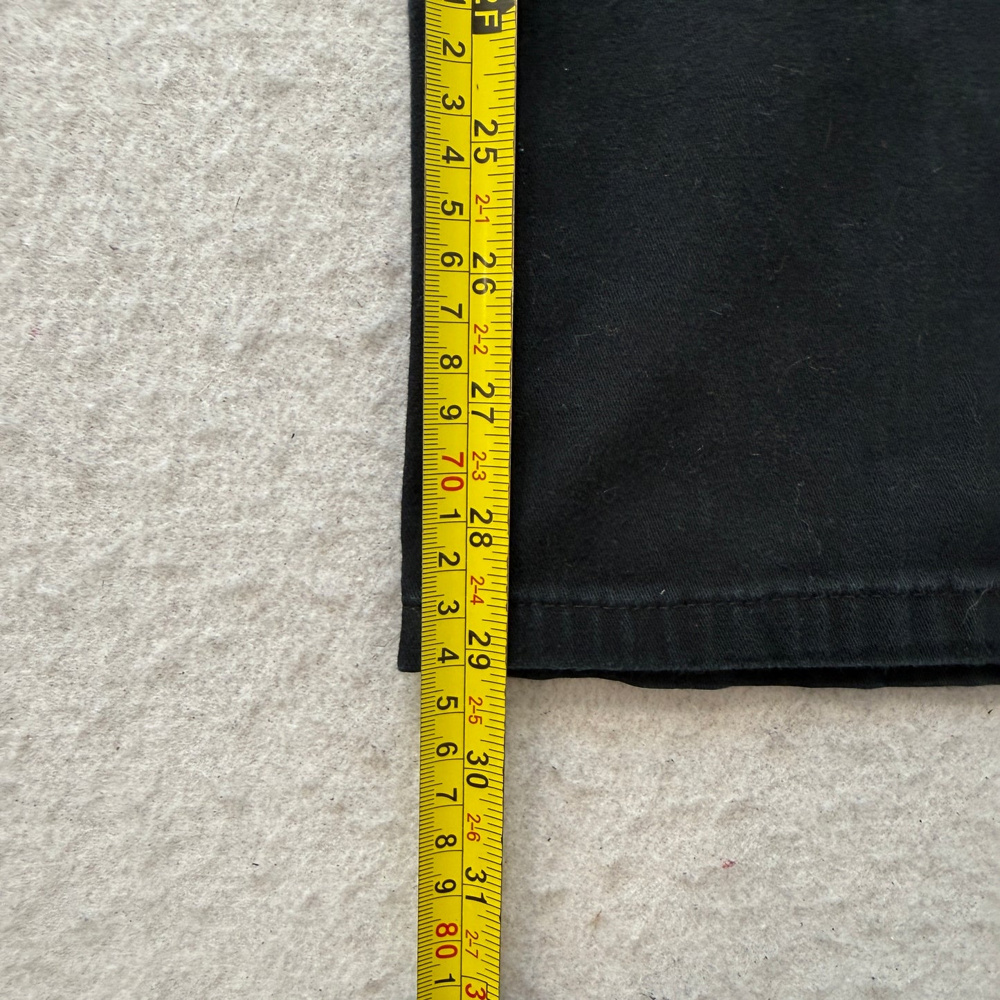 Genuine Dickies Women's Black Flared Leg Denim Jeans Pocket Casual Logo Size W32