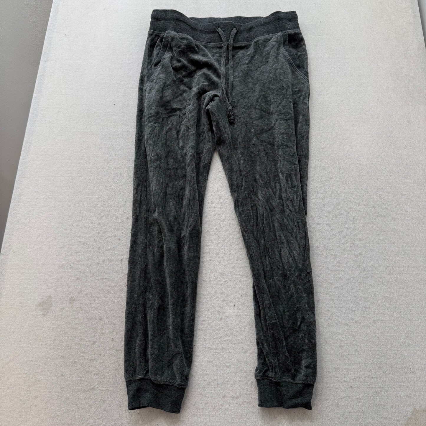 Juicy Couture Women's Charcoal Zip Up Hoodie & Track Pants Tracksuit Set Size S