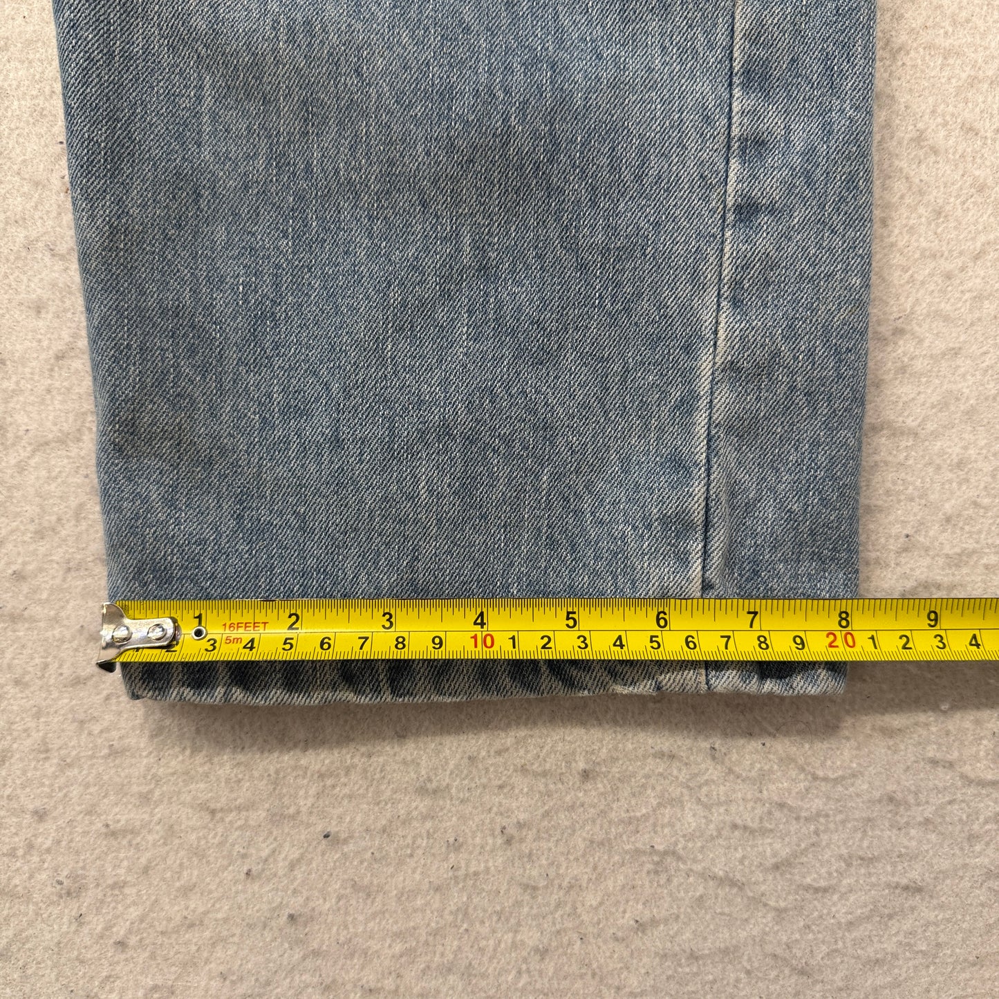 Bailey's Point Men's Blue Regular Fit Denim Jeans Zip-Fly Mid Rise Size 38x34