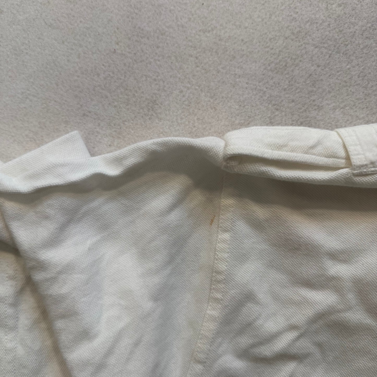 Ecko Unltd White Polo Shirt Skull Back Graphic Chest Pockets Embroidered Size XXL