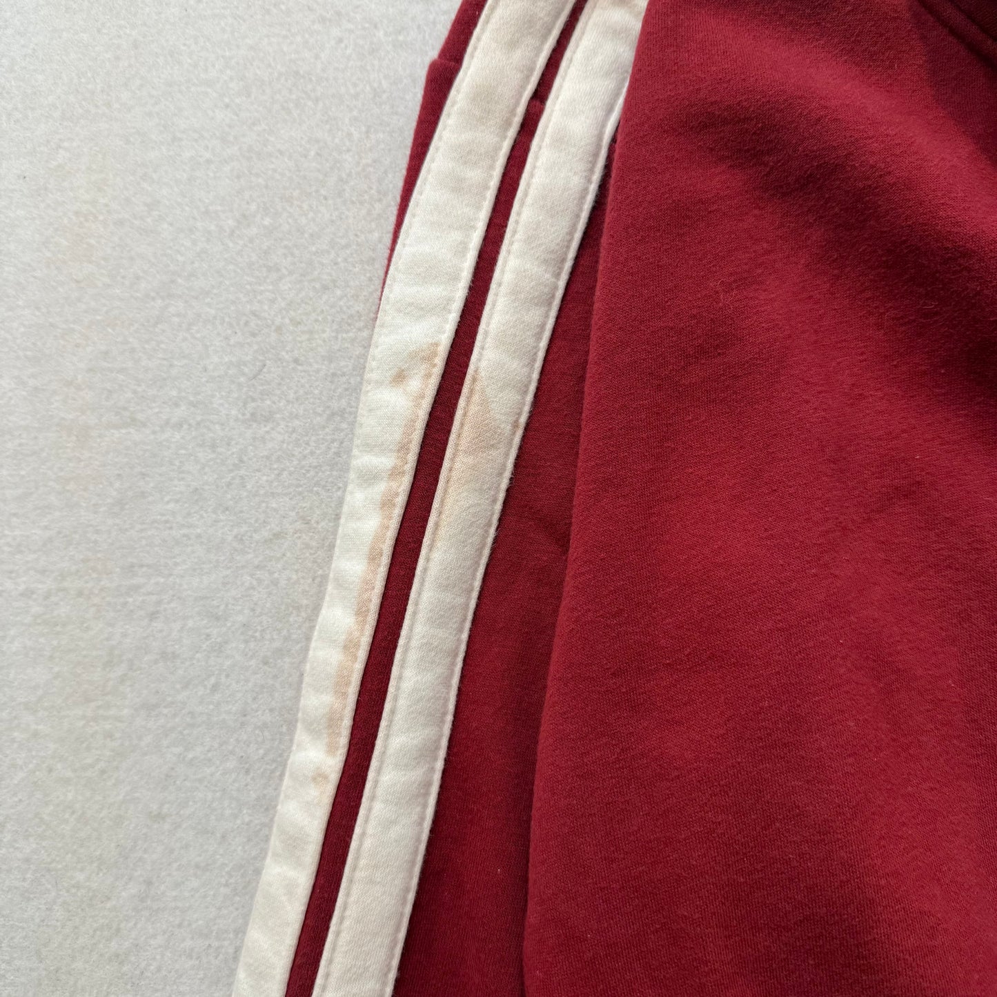 Urban Pipeline Men's Maroon Cotton Full Zip Training Jacket Slash Pockets Size L